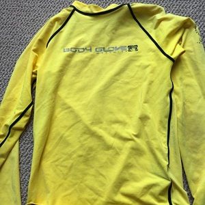 Body glove yellow rash guard